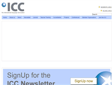 Tablet Screenshot of icc-languages.eu